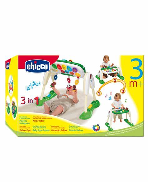 CHICCO DELUXE 3 IN 1 GYM MULTI ACTIVITY CENTRE