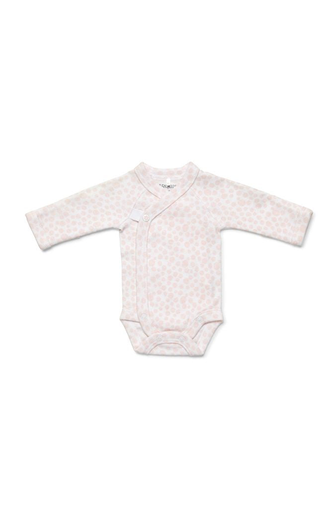 MARQUISE PREMMIE GIRLS LONG SLEEVE WRAP BODY SUIT