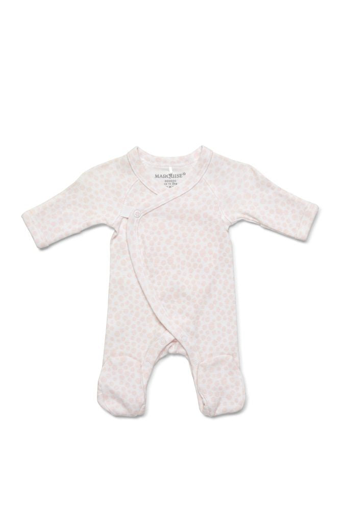 MARQUISE PREMMIE GIRLS WRAP FOOTED GROW SUIT