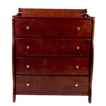 Load image into Gallery viewer, Sleigh Chest of Drawers and Change Table
